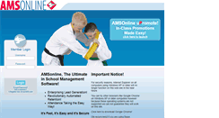 Desktop Screenshot of amsonlinesms.com